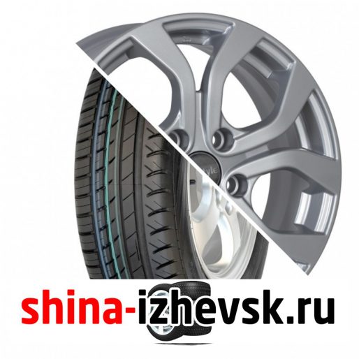 Колесо в сборе Viatti Strada (V-130) 205/55 R16 V 91 + КиК Серия Реплика КС704 (ZV 16 Cerato) 6.5xR16 5×114.3 ET50 DIA67.1 Серебристый в Ижевске